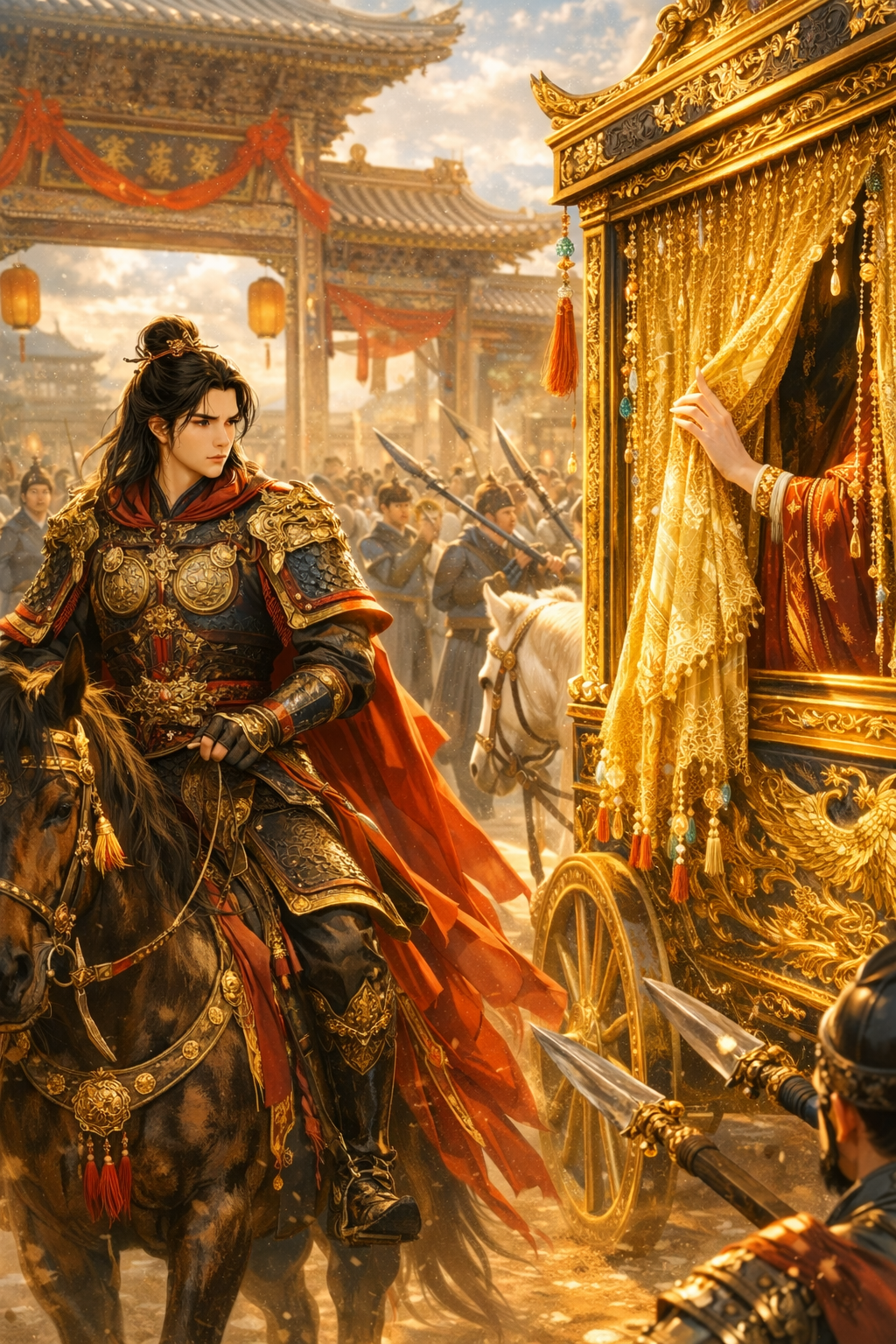 TƯỚNG QUÂN KHẢI HOÀN CHẶN XE CẦU CƯỚI, BỔN CUNG TA KHÔNG RẢNH