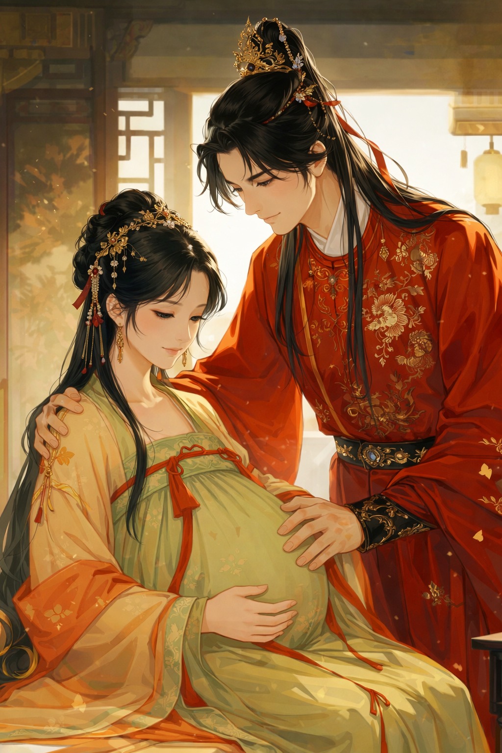 Trẫm Tự Quỳ, Cẩn Thận Cái Bụng Của Nàng