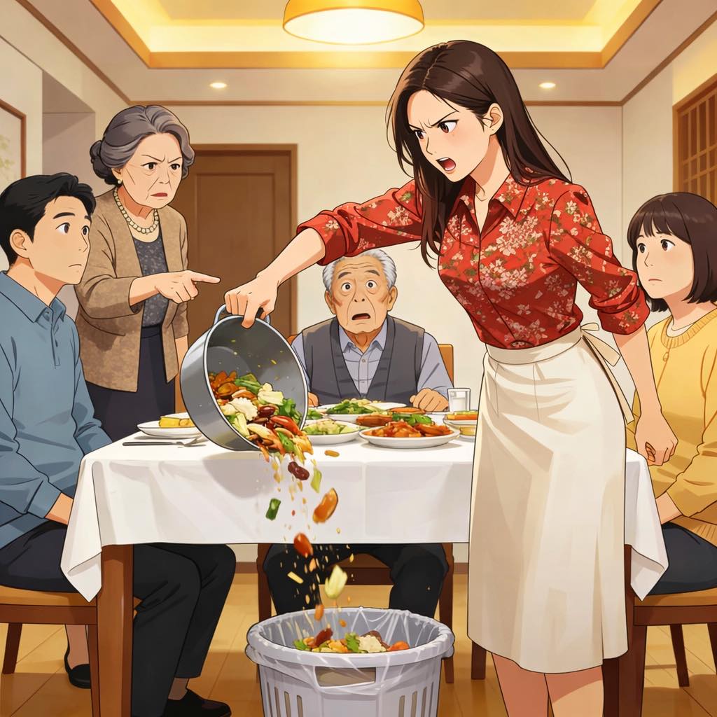 Sáu Lần Mời Cơm, Tôi Đổ Cả Bàn Trước Mặt Cả Nhà